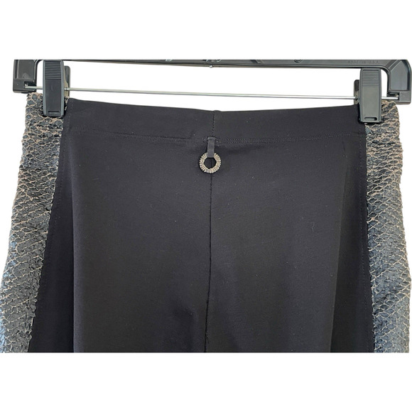 SAVE THE QUEEN Women's Size Small Black Textured Panels Pull-On Leggings Pants - Picture 6 of 9